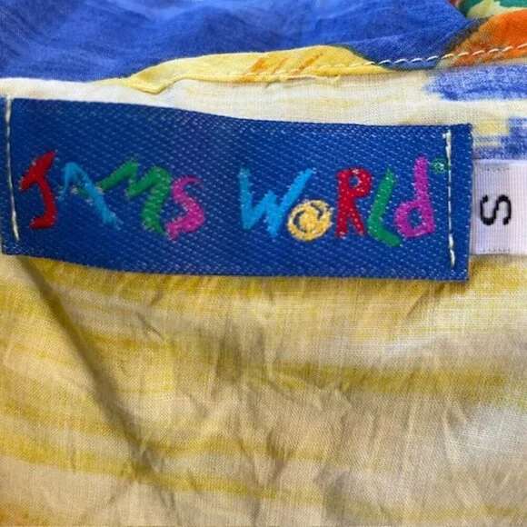 Jams World Vintage 90's Low Tide Janice Tank Pocket Midi Dress Small - Picture 6 of 8